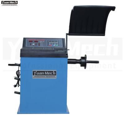 10-28&quot; Tire Wheel Balancers Smart Balancing Machine with Pedal Brake