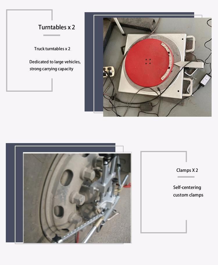 CE Portable Truck Wheel Aligner Machine with Sensors