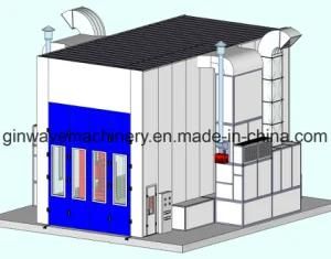 Big Spray Booth with Three-Dimensional Lifting Platform