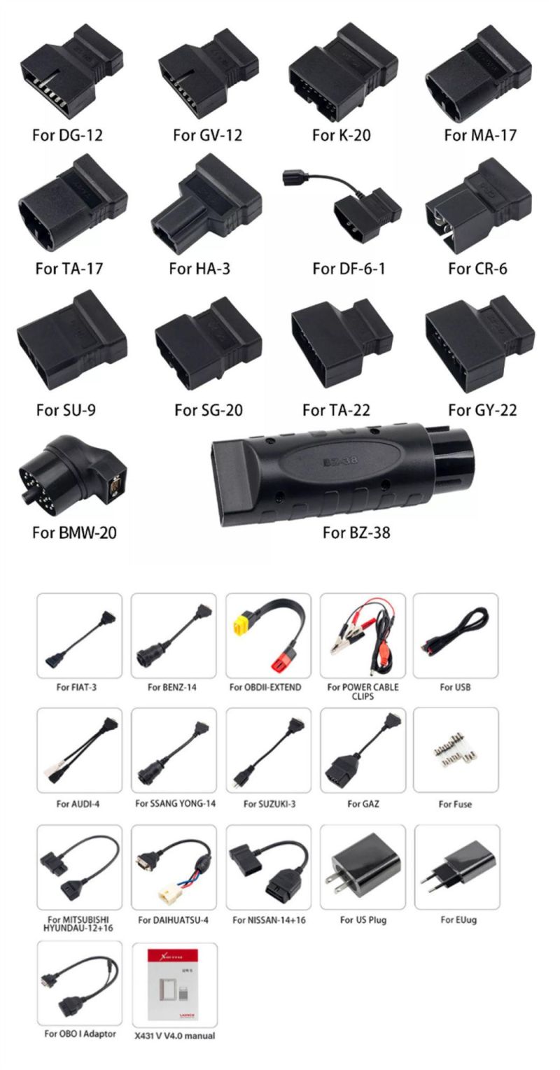 OBD II Scanner Launch X431 Software Original 2 Year Free Update for All Software of The Cars