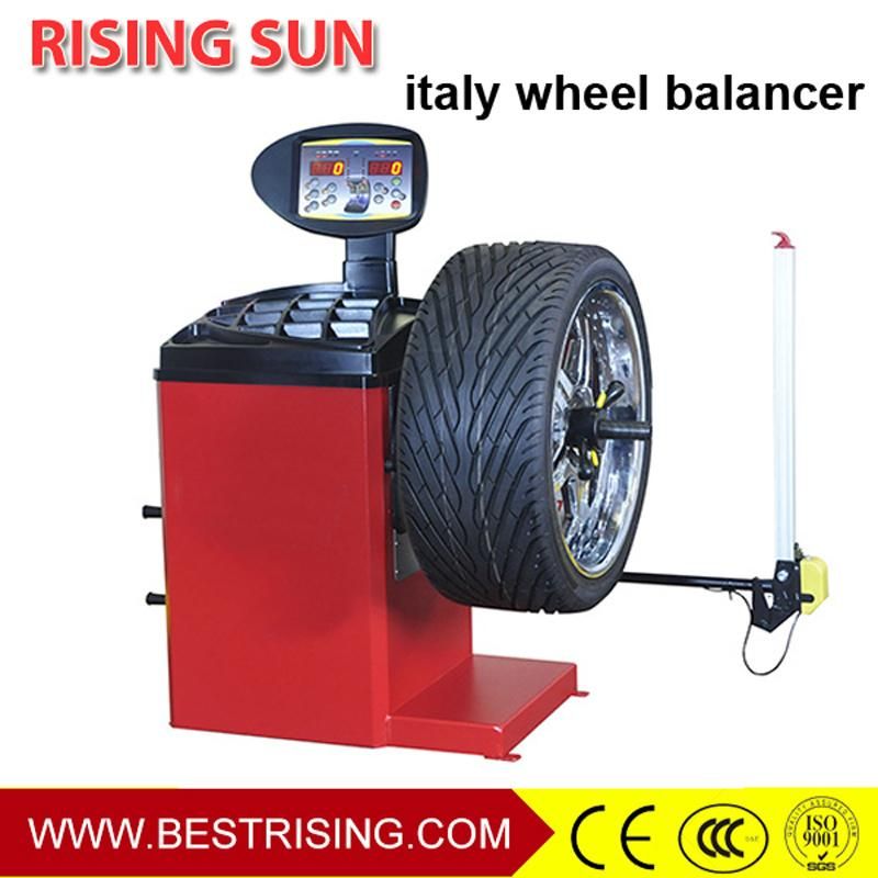 Ce Approved 220V Semi Automatic Automotive Tire Balancer