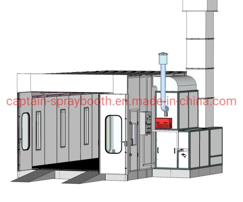 Full Downdraft Fuel Heating Used Portable Spray Booth for Sale