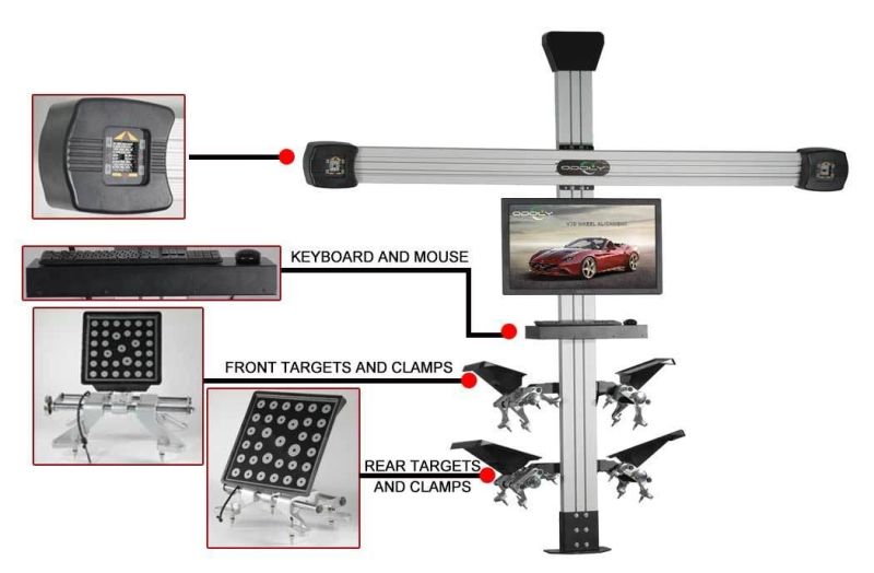 Cheap 3D Auto Wheel Aligner for Sale