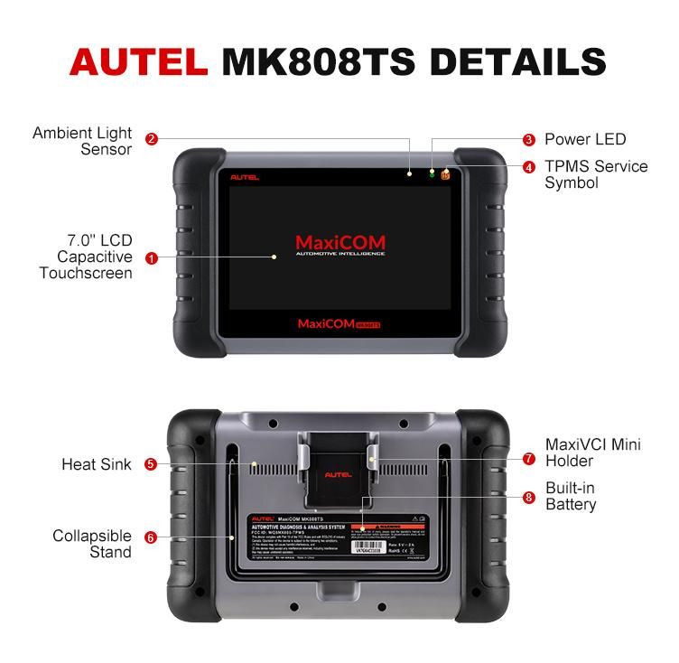 Mk808ts Autel 2020 Autel Mk808 Autel Maxicheck Mk808 Car Diagnostic Tools Machine