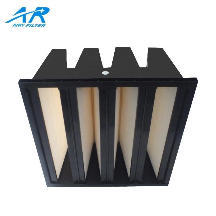 V-Bank Filters with Plastic Frame Cartridge From Chinese Supplier