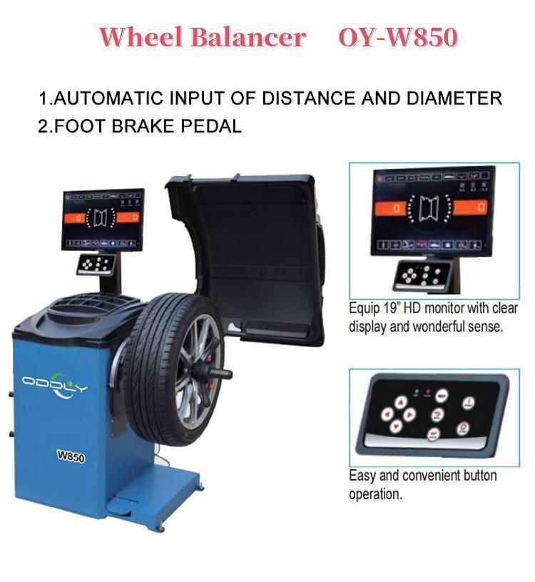 2021 New Automatic Wheel Balancer Garge Equipment with LCD Display Price