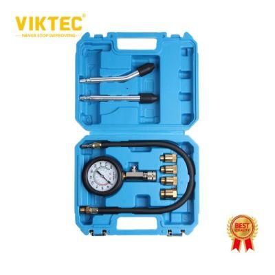Vt01053A CE Viktec High Quality 8PC Test Kit Petrol Engine Compression Tester