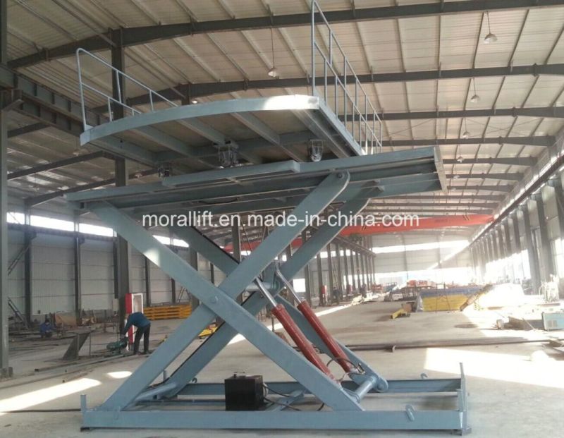 Hydraulic Operated Lifting and Rotating Table