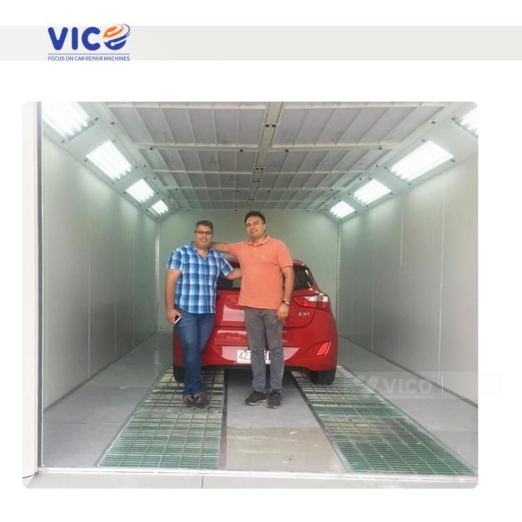 Vico Professional Diesel Heat Spray Booth Downdraft Painting Booth