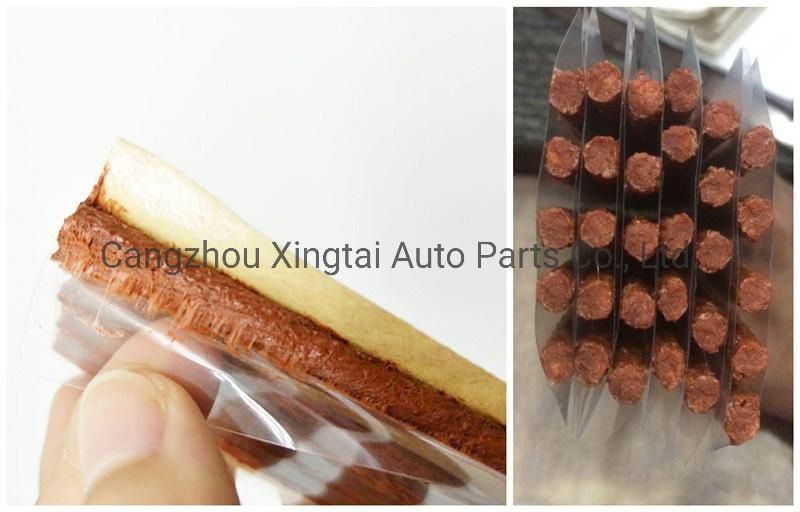Car Motorcycle Tire Repair Strings Tubeless Seal Rubber Strip Tire Plug Color Box Tire String Tire Plugs