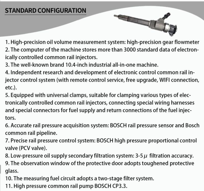 EPS205 Diesel Fuel Common Rail Diesel Pump Test Bench