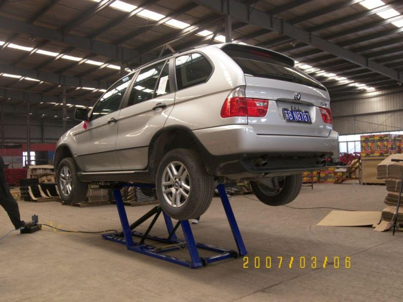 AA4c Mini Tilting Car Lift Simple Vehicle Lift 2.5t 1m High Auto Lift Tire Changing Lift Tilting Lift