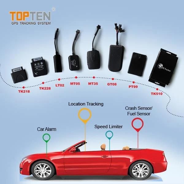 OBD2 GPS Tracker Car Alarm J1939 Anti-Tamper RFID Tag Wireless Immobilizer Cut off Engine (TK228-DI)