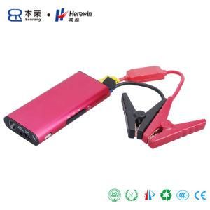 Auto Rechargeable Mini Li-Polymer Battery Power Bank Jump Starter with Metal Case