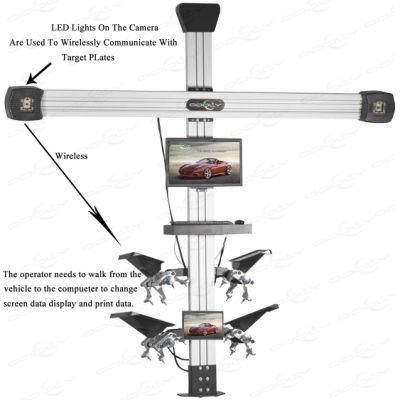 High Accuracy Oddly 3D Car Wheel Alignment Machine