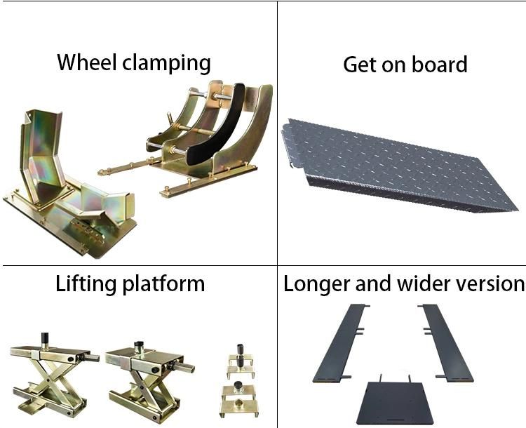 Low Cost Brand Safety Electric Hydraulic Motorcycle Lift for Tire Shop