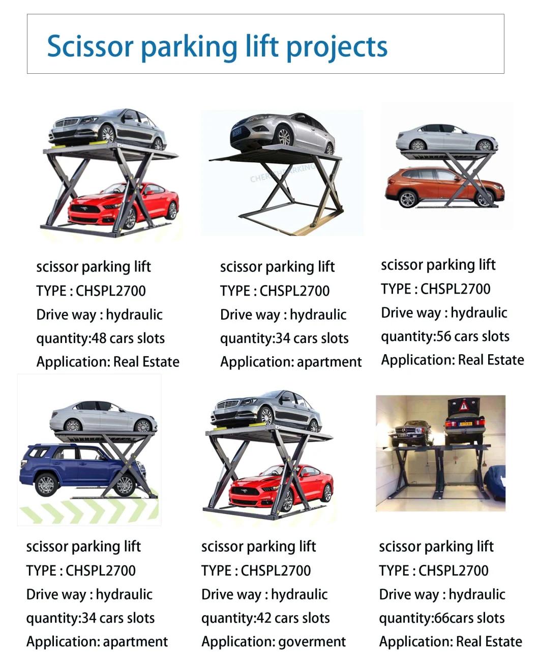 New Design Hydraulic Scissors Car Parking System/Lift with CE Certificate