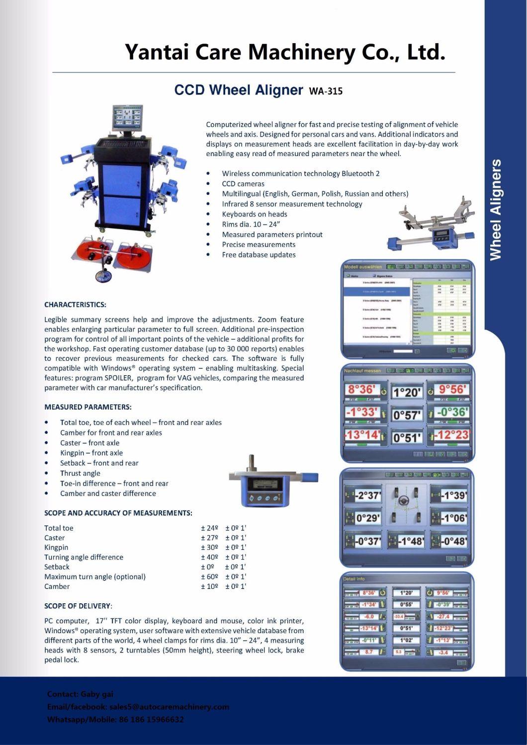 CCD Bluetooth Wheel Alignment