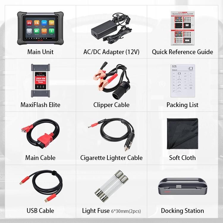 Autel Maxisys Elite II Diagnostic Tool Support J2534 ECU Programming with Upgraded Premium Hardware (Upgraded Version of Maxisys Elite)