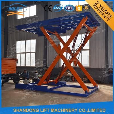 3t 3m Hydraulic Scissor Underground Motorcycle Parking Lift