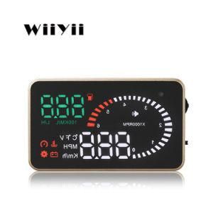 3.5&prime;&prime; Inch Hud X6 Car Head up Display Easy Plug OBD2 Speed Warning Alarm