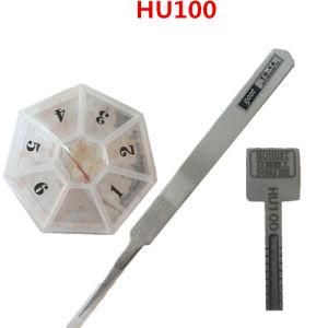 Hu100 Key Model, Ajust Into a New Key, and Then Use Key Cutting Machine to Cut