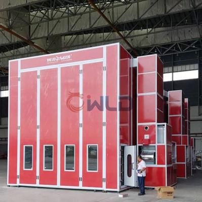 Wld20000 CE Approved Truck Paint Cabin for Sale /Trailer Spray Painting Booth in Morocco