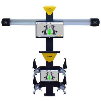 Yl-66b Double LED Display Four Wheel Alignment Machine