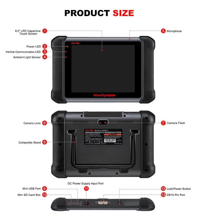 Autel 906 Scanner Car Diagnostic Scanner Tool Autel Maxisys Ms906 Android 44