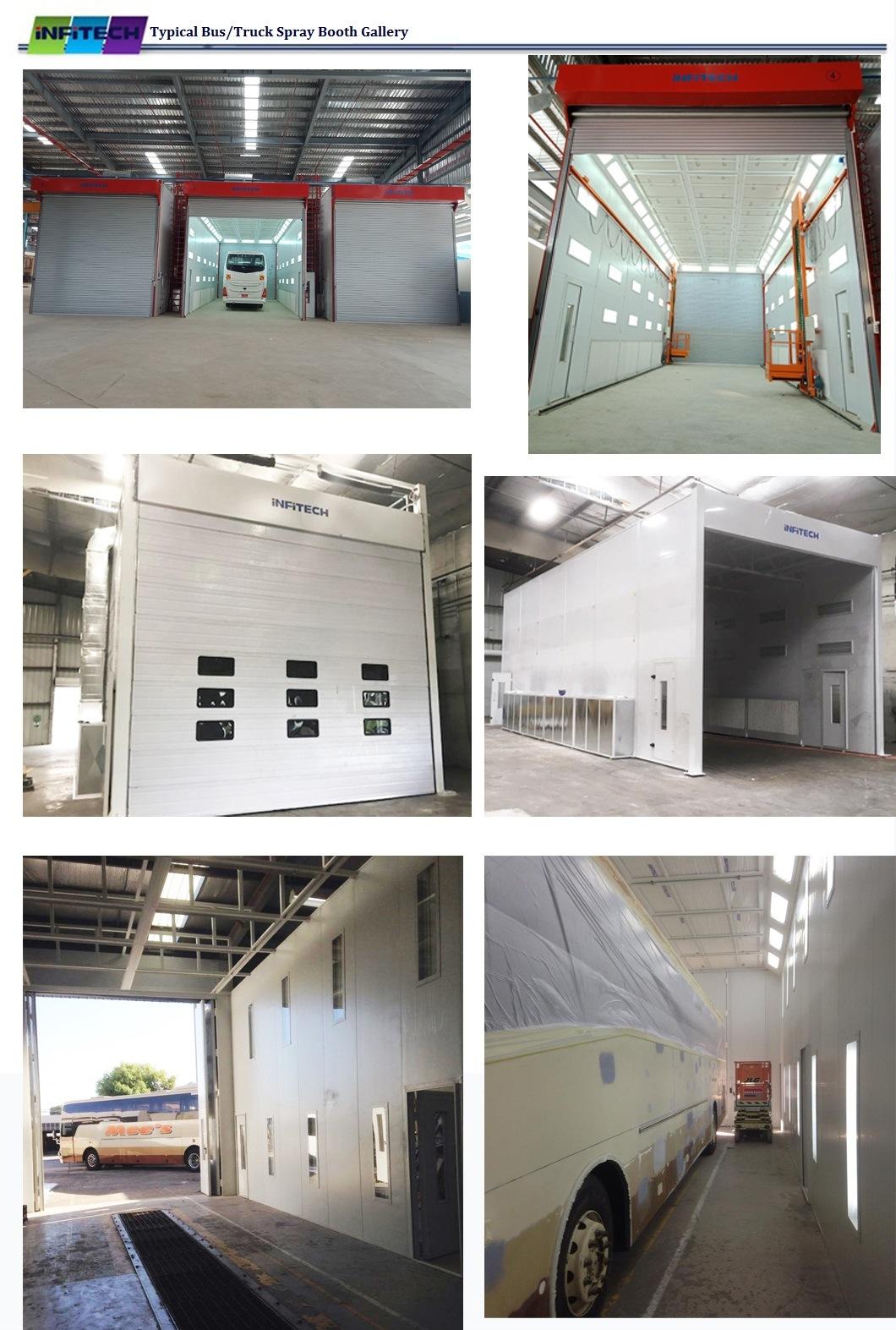 Infitech Truck Spray Booth Bus Spray Booth Bus Paint Booth with Lift Flatform