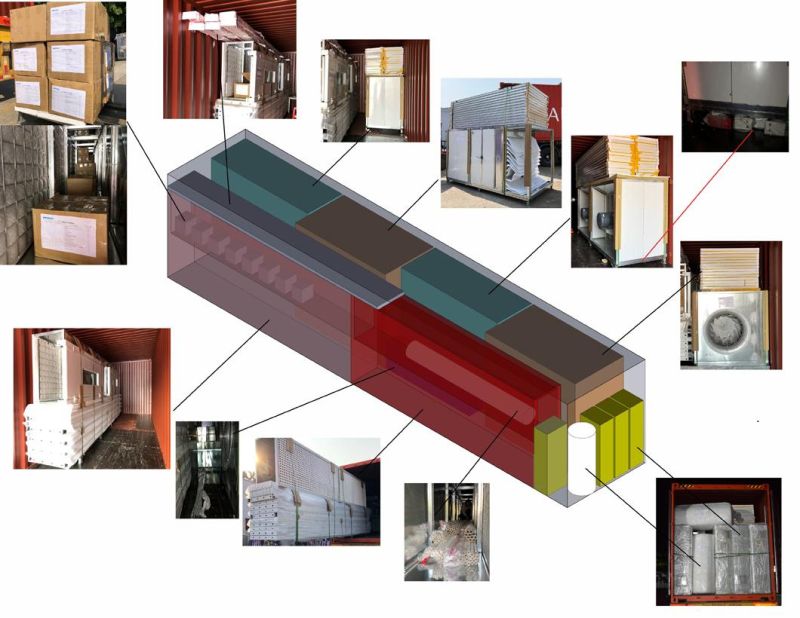 Ce Compliance Downdraft Spray Booth for Industrial Vans