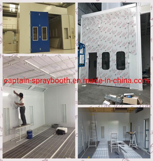 Top Fan Box Car Spray Booth and Baking Booth