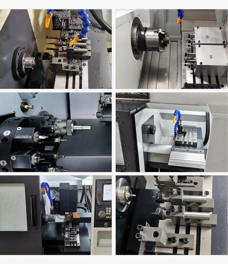 Precision High Rigidity Tool Bed CNC Lathe Machine Type