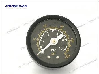 Gpg-003 Axial Mounted Black Steel Ordinary Pressure Gauge