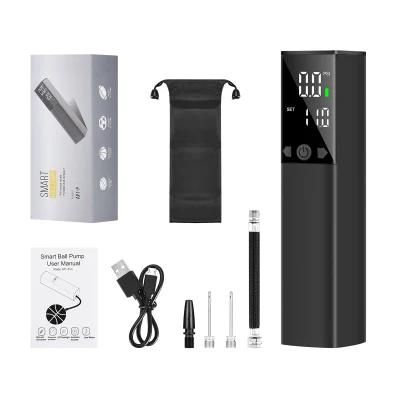 New Metal Cordless Multifunctional Balls Inflator Rechargeable Automatic Portable Electric Air Pump