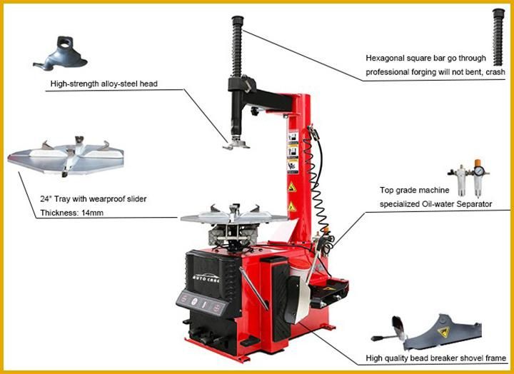 Wonderful All-in-One Combo Wheel Tire Changer & Wheel Balancer for Car with Ce