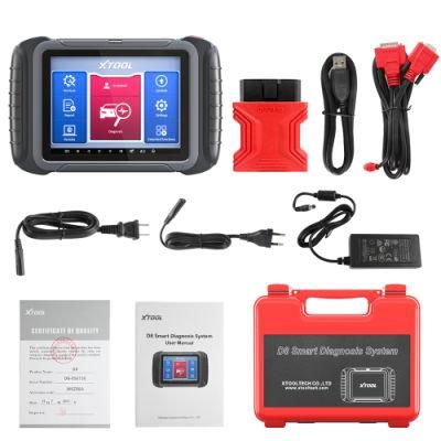 2021 Newest Xtool D8 OBD2 Diagnostic Scanner Automotive OBD Code Reader Professional Car Scan Tool 8 Inch Scanner Support Can Fd
