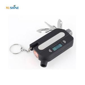 8 in 1 Vehicle Digital Tire Pressure Gauge with Tools Opener Knife Keychain