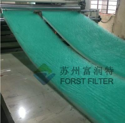 Forst White and Green Fiberglass Paint Stop Filter Media