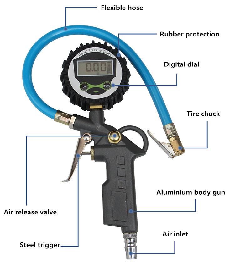 Auto Digital Type Air Tire Pressure Inflator