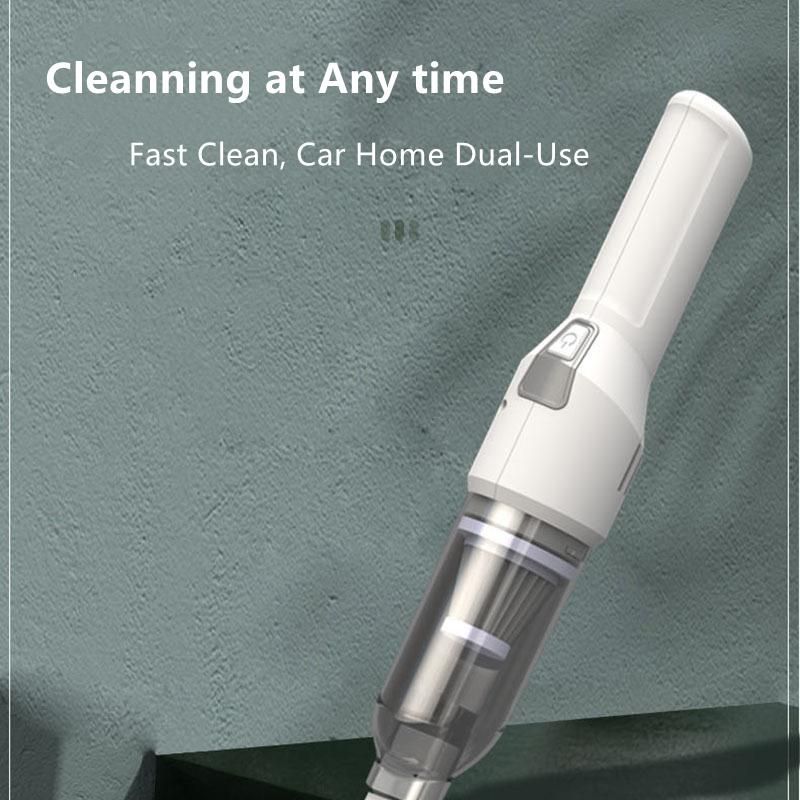 2885 Low Noise DC12V 120W White Wireless Car Vacuum Cleaner