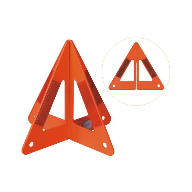 Tripod Collapsible Easily Carried Safety Road Warning Sign Night Visual Warning Triangle