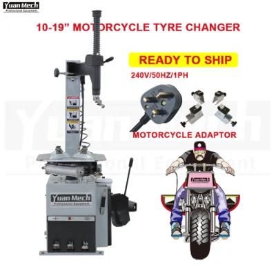 Using Harbor Freight Unit Tire Changer Motorcycle Tyre Changing Machine UK