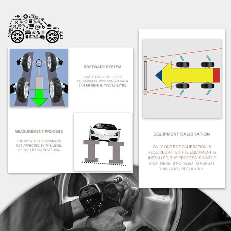 3D Wheel Aligner/Lift/Wheel Balancer/Auto Maintenance/Auto Diagnostic Tool/Garage Equipment/Automotive Equipment/Wheel Alignment Machine Price/