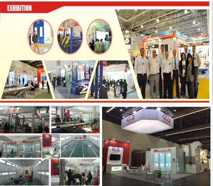 Guangli Factory Auto Line Produce Economic Type Used Spray Booth Baking Overn Paint Booth with Lighting