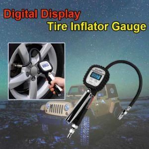 Hot Sale High Quality Digital Display Tire Pressure Gauge with Air Inflation Function
