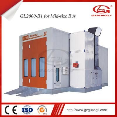 Guangli Factory Supply Ce Approved Automobile MID-Size Bus Paint Spray Booth Oven Chamber