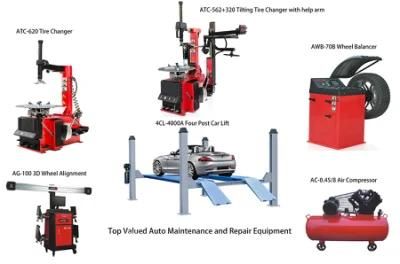 Performance 3D Car Wheel Alignment for Tire Repair Shop with Car Lift, Tire Changer and Balancer