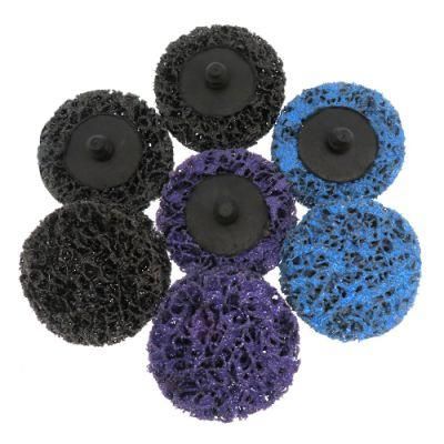 2 Inch 50mm Easy Strip Clean Mesh Roll Lock Abrasive Sanding Pad Discs for Marble