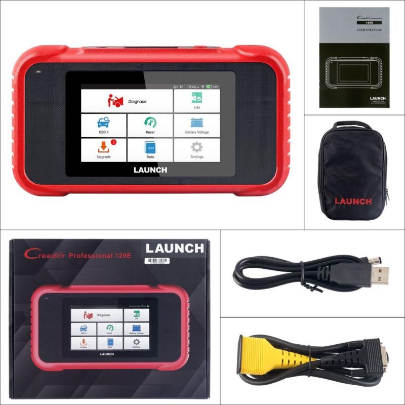 Launch Crp129e Obdii Code Reader Diagnostic Scanner for Engine/Transmission/Airbag/ABS Scan Tool Brake/Oil/Sas/Ets/TPMS Reset